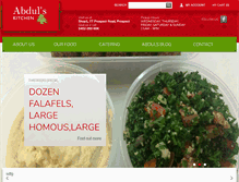 Tablet Screenshot of abdulskitchen.com.au